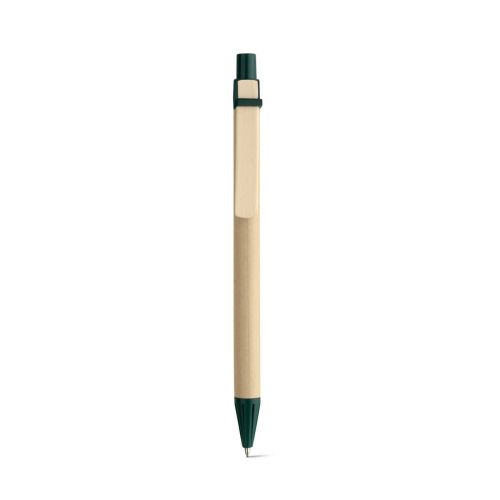NAIROBI - Stylo à bille en papier kraft et clip en bois