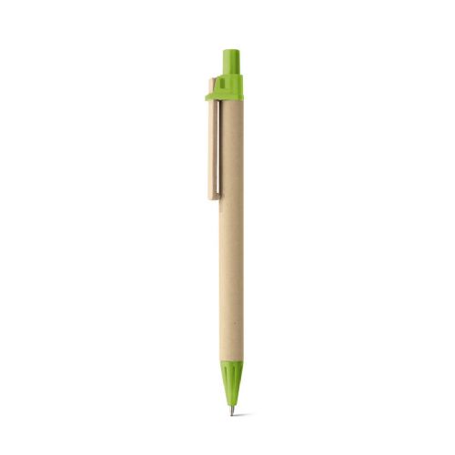 NAIROBI - Stylo à bille en papier kraft et clip en bois