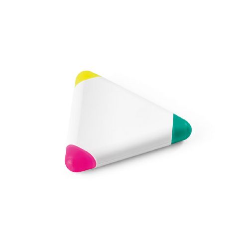 TRIAN - Surligneur en PP en forme de triangle avec 3 couleurs