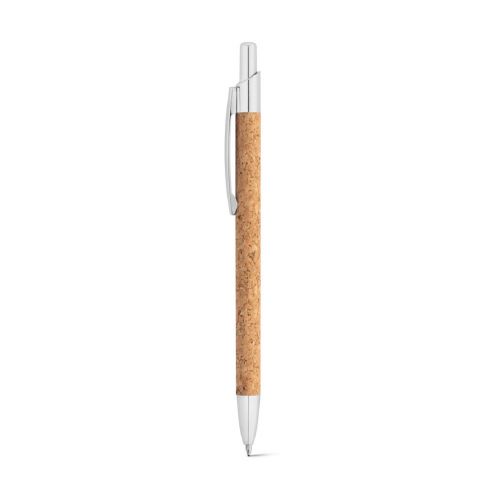 NATURA - Stylo en liège et aluminium recyclé (100 % rAL) avec clip