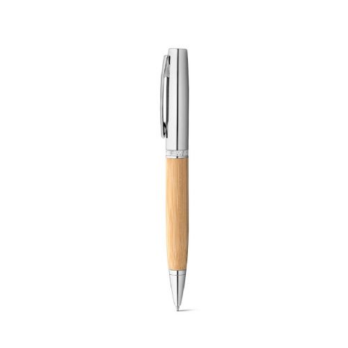 FUJI - Stylo bille en bambou et métal avec étui