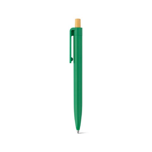 ZARA - Stylo à bille en ABS recyclé (100% rABS) avec bouton en bambou
