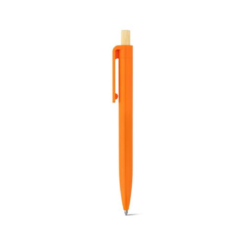 ZARA - Stylo à bille en ABS recyclé (100% rABS) avec bouton en bambou