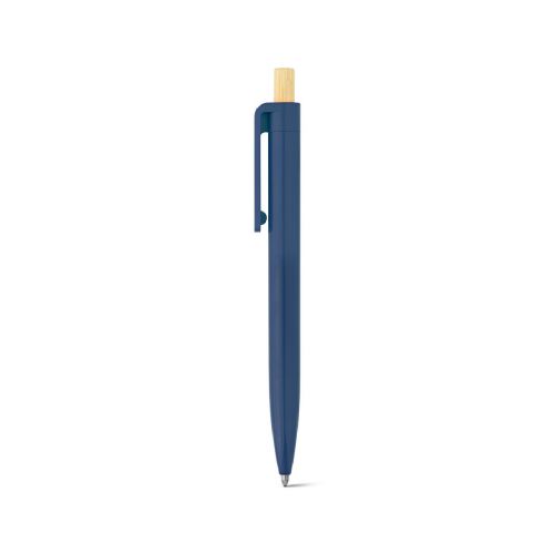 ZARA - Stylo à bille en ABS recyclé (100% rABS) avec bouton en bambou