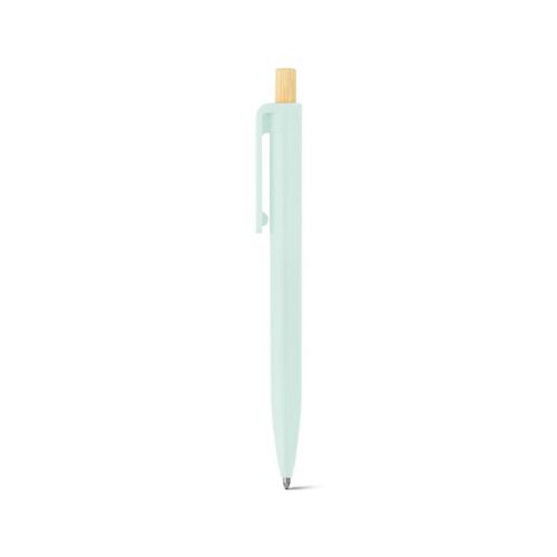 ZARA - Stylo à bille en ABS recyclé (100% rABS) avec bouton en bambou