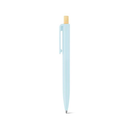 ZARA - Stylo à bille en ABS recyclé (100% rABS) avec bouton en bambou