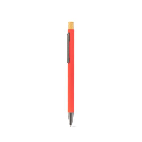 ZYLEN - Stylo à bille en aluminium recyclé (100 % rAL), avec finition en caoutchouc