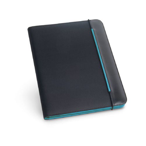 FITZGERALD - Porte-documents A4 en PU et 800D avec bloc de pages lignées