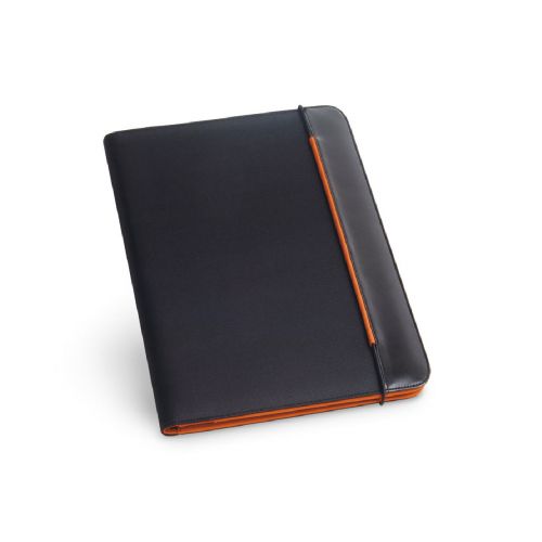 FITZGERALD - Porte-documents A4 en PU et 800D avec bloc de pages lignées