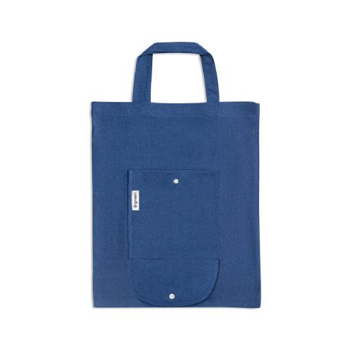 SIENA - Sac pliable en coton (50%), coton recyclé (30%) et polyester (20% rPET) (140 g/m²)