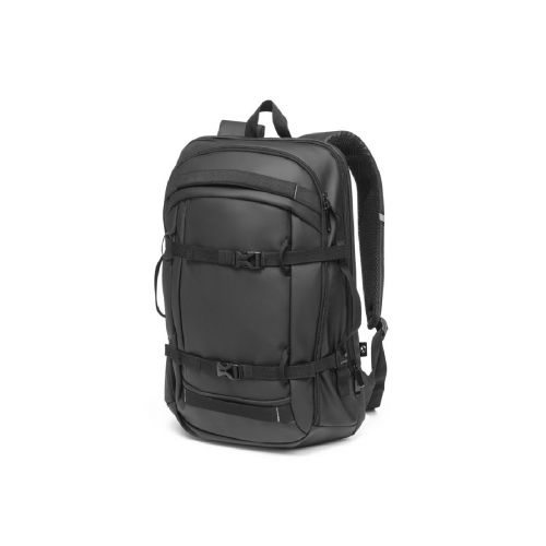 KAMPALA - Sac à dos pour ordinateur portable en polyester recyclé haute densité 900D, avec revêtement imperméable et doublure en polyester recyclé 210D 17'3