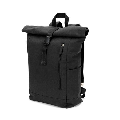 SAINT - Sac à dos à enroulement en coton recyclé et polyester recyclé (380 g/m²)