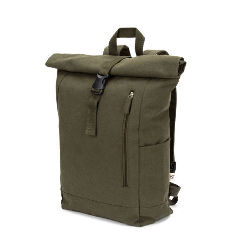 SAINT - Sac à dos à enroulement en coton recyclé et polyester recyclé (380 g/m²)