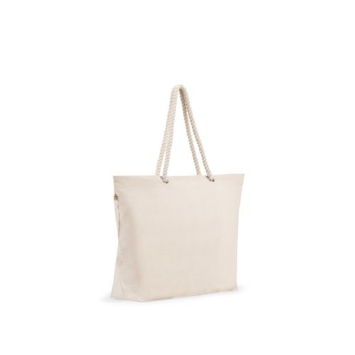 ATHENS - Sac de plage en coton recyclé (70 %) et polyester recyclé (30 %) (220 g/m²)