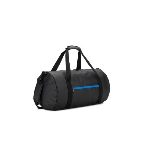 OSASCO SPORT - Sac de sport cylindrique en polyester recyclé haute densité 600D avec compartiment latéral pour les chaussures