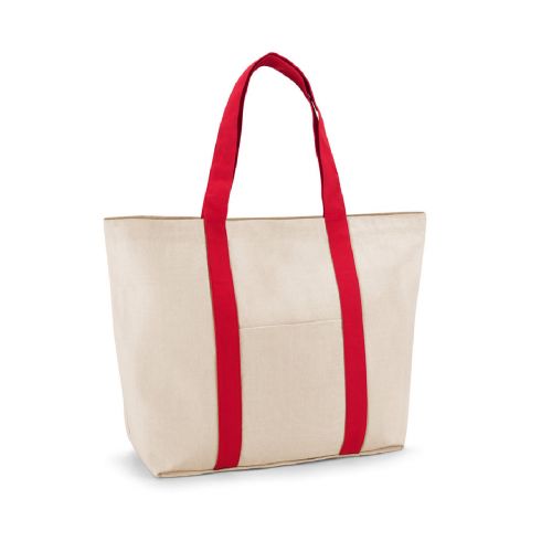 VILLE - Sac en toile 100% coton avec poche frontale et intérieure (280 g/m²)