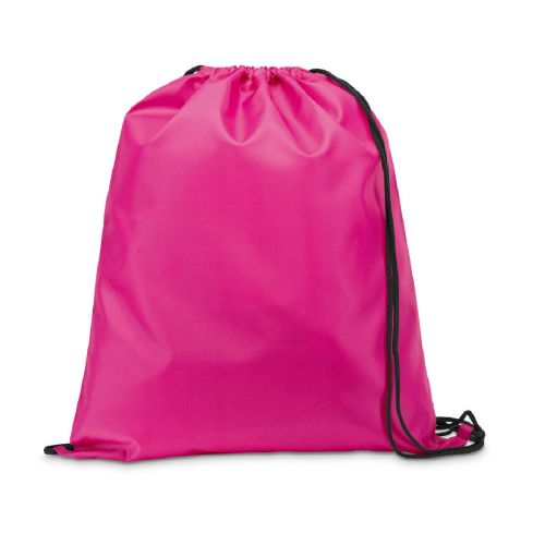 CARNABY - Sac à dos 210D avec cordons de serrage noirs