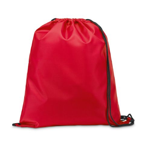 CARNABY - Sac à dos 210D avec cordons de serrage noirs