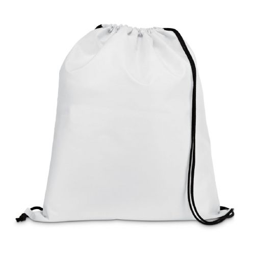 CARNABY - Sac à dos 210D avec cordons de serrage noirs