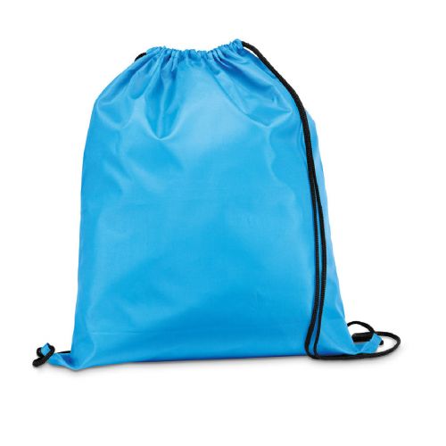 CARNABY - Sac à dos 210D avec cordons de serrage noirs