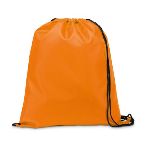 CARNABY - Sac à dos 210D avec cordons de serrage noirs