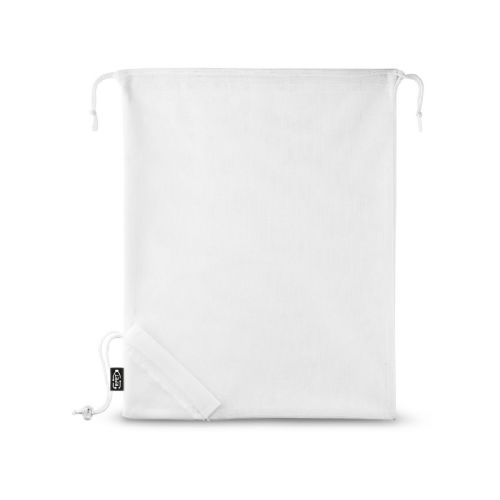BOLZANO - Sac pliable en maille et polyester recyclé 190T (100% rPET)