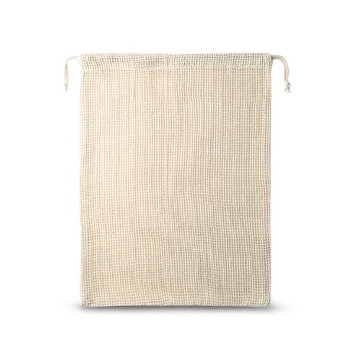NAPOLI - Sac 100% coton (120g/m²) avec maille 100% coton sur le devant (100g/m²)