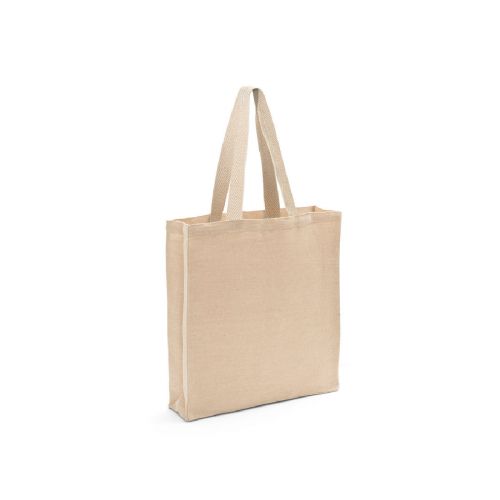 PADOVA - Sac à dos en juco (275 g/m²) 100% coton (120 g/m²) avec poche intérieure