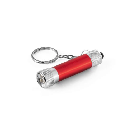 LERGAN - Porte-clés en aluminium avec lampe de poche 3 LED
