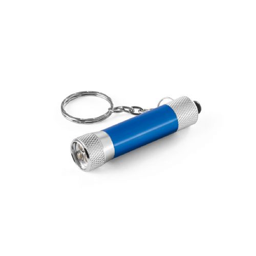 LERGAN - Porte-clés en aluminium avec lampe de poche 3 LED
