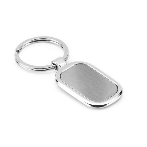 ZABEL - Porte-clés en métal personnalisable en doming