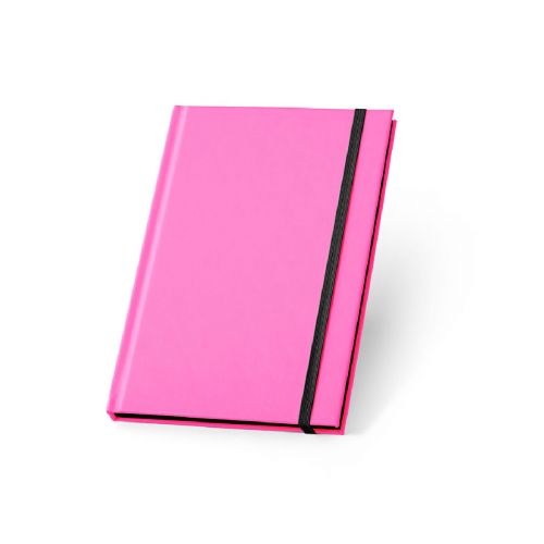 WATTERS - Bloc-notes A5 en PU fluorescent avec pages lignées