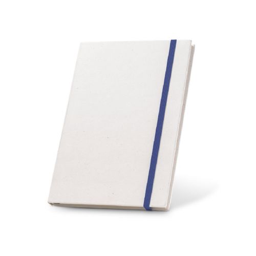 MILKY - Bloc-notes A5 avec couverture rigide en papier 100 % recyclé