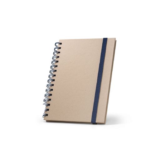 PROUST - Cahier A5 à spirales, couverture rigide, en papier de canne à sucre (80% canne à sucre) avec pages unies