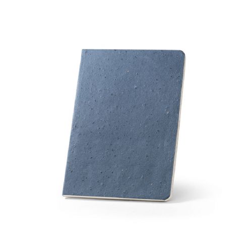 COFFEEPAD SEMI-RIGID - Bloc-notes A5 avec couverture semi-rigide fabriquée à partir de déchets de coques de café (65%)