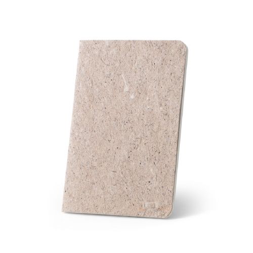 TEAPAD SOFT - Bloc-notes A6 avec couverture souple fabriquée à partir de déchets de feuilles de thé (65%)