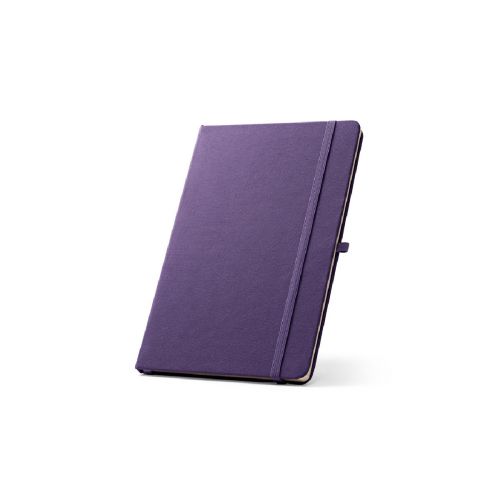 ANNE - Cahier A5 en polyester recyclé (100% rPET) avec pages lignées