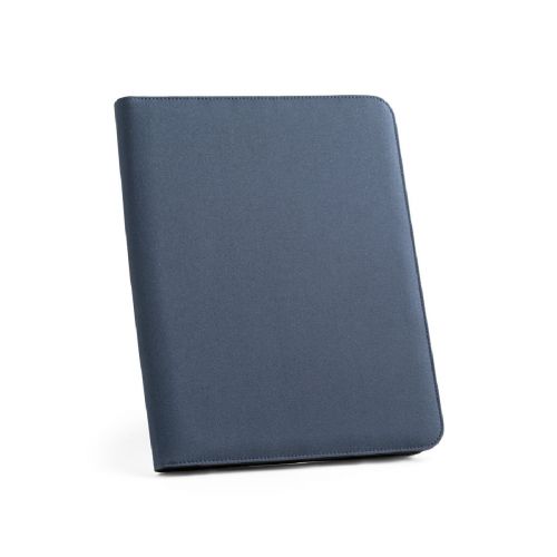 EMERGE FOLDER - Porte documents A4 en 300D polyester recyclé (100% rPET) avec fermeture éclair