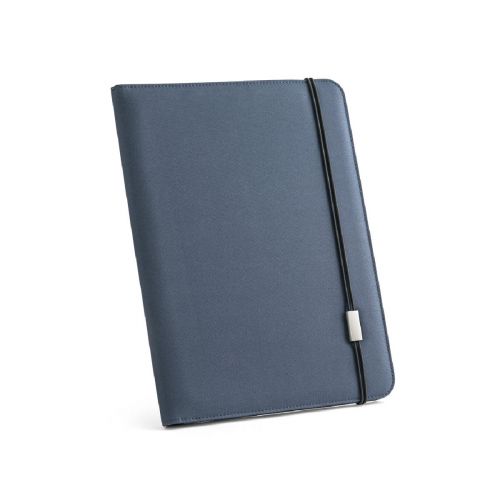 EMERGE FOLDER II - Porte documents A4 en 300D polyester recyclé (100% rPET) avec fermeture élastique