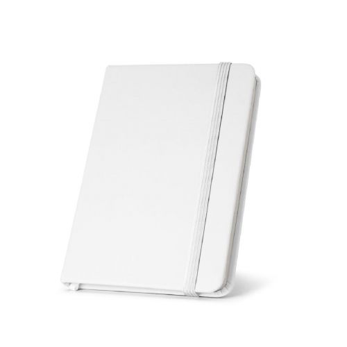 CAMPUS - Cahier A5 à couverture rigide en PU (35% recyclé) avec pages lignées 100% recyclé