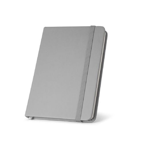 CAMPUS - Cahier A5 à couverture rigide en PU (35% recyclé) avec pages lignées 100% recyclé
