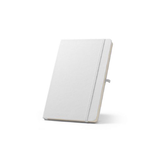ANNE SUB - Cahier A5 en polyester recyclé (100% rPET) 300D, idéal pour la personnalisation par sublimation