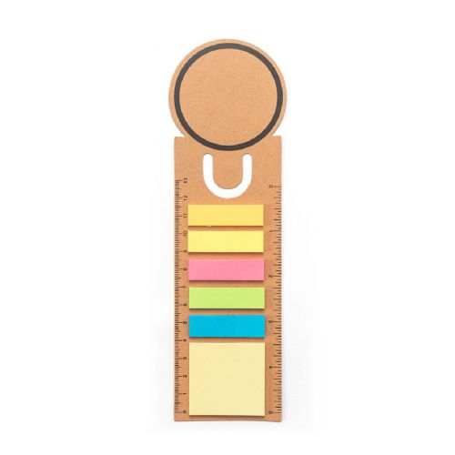SAWYER - Set de bureau 3 en 1, fabriqué à partir de papier 100 % recyclé, avec un dessus rond et une impression noire tout autour