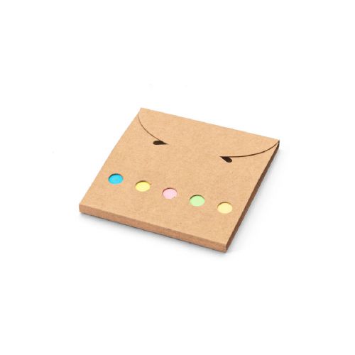 AINSLEY - Set de bureau 2 en 1, fabriqué à partir de papier 100 % recyclé, avec 6 blocs-notes autocollants