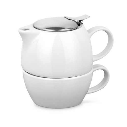 COLE - Set à thé 2 en 1 en porcelaine