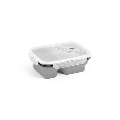 DILL - Lunch Box. Boîte hermétique rétractable en silicone et PP (480 et 760 mL)