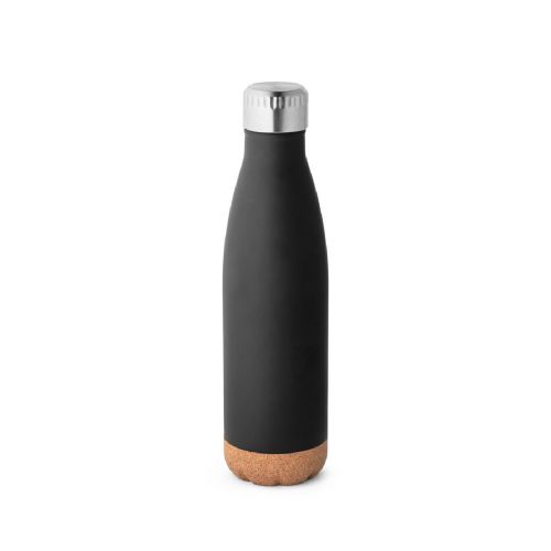 SOLBERG - Thermos 560mL en acier inox avec base en liège