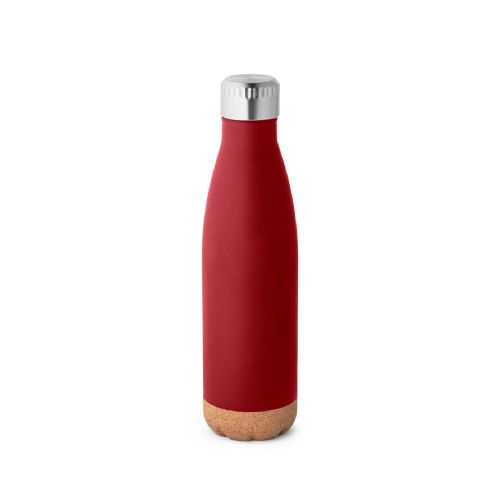 SOLBERG - Thermos 560mL en acier inox avec base en liège