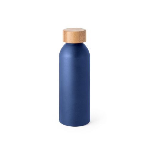 QUETA - Bouteille 550mL en aluminium avec bouchon en bambou