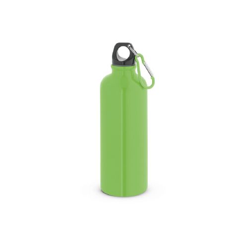 KELCE - Bouteille en acier inoxydable à simple paroi avec mousqueton 550 ml